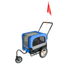 Furbulous Pet Bike Trailers 30kg Dog Stroller Outdoor Bicycle Covered Carrier