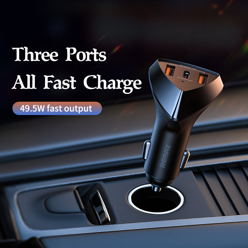 49.5W Multi Port Car Charger 2x USB
