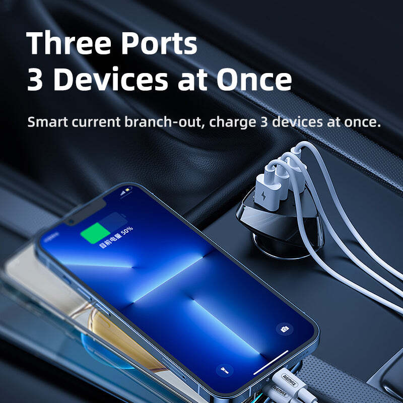 49.5W Multi Port Car Charger 2x USB
