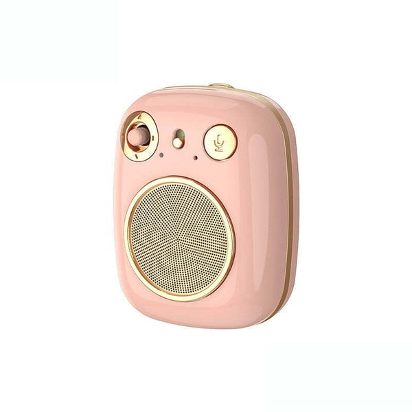 REMAX Retro Style Portable Mini Bluetooth Speaker - Pink