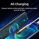 REMAX QC PD 45W Dual Port USB & Type C Fast Charging Aluminium Car Charger - Black