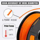 PLA 3d Printer Filament - 1kg 1.75mm - Orange