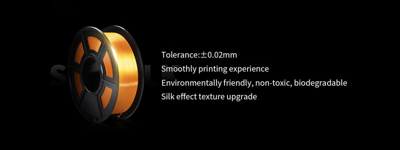 Silk PLA+ 3d Printer Filament - 1kg 1.75mm - Silver