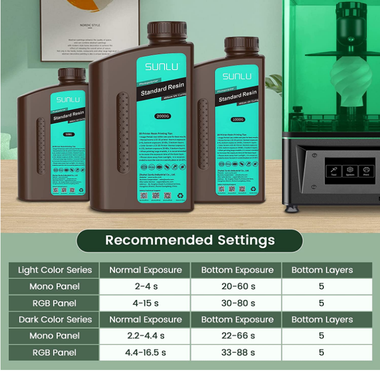 3d Printing Resin 405nm UV Curing & Filters 1kg - Clear