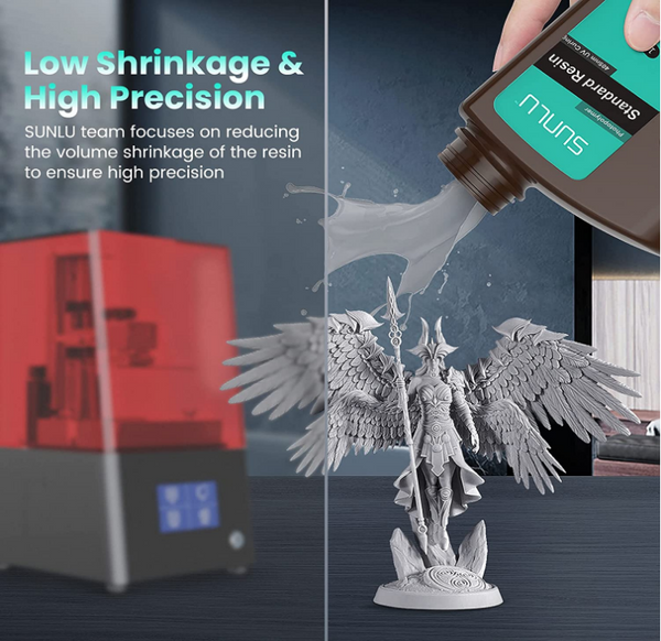 3d Printing Resin 405nm UV Curing & Filters 1kg - Blue