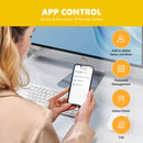 LOCKIN Smart Door Lock G30 Fingerprint Keyless Entry WiFi App Control for US Cylinder Locks