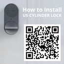 LOCKIN Smart Door Lock G30 Fingerprint Keyless Entry WiFi App Control for US Cylinder Locks