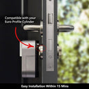 LOCKIN Smart Door Lock G30 Fingerprint Keyless WiFi App Control for EURO Cylinder Locks