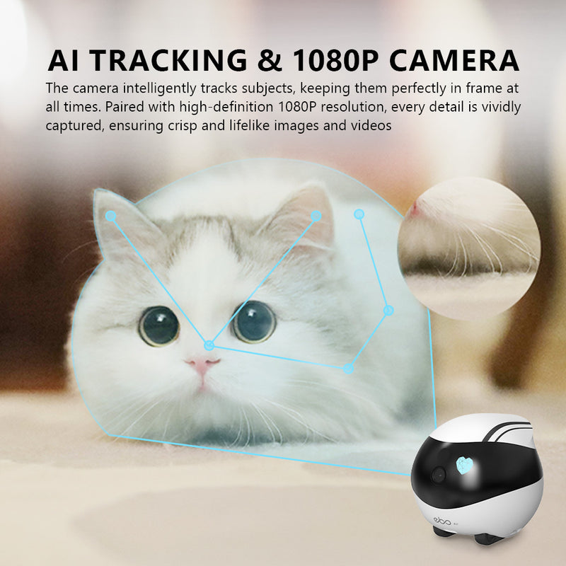 ENOBOT Ebo-Air Security Robot Smart Pet Camera 1080p HD Wireless APP Control Monitor
