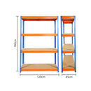 HARDWARE PLUS Warehouse Shelving Garage Rack Heavy Duty Racking 4-Tier