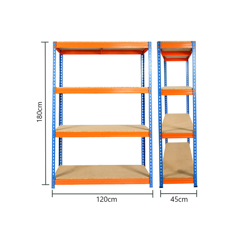 HARDWARE PLUS Warehouse Shelving Garage Rack Heavy Duty Racking 4-Tier