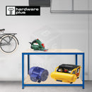 HARDWARE PLUS 2-Tier Workbench Shelving Rack Storage Garage Warehouse 120cm
