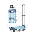 Hardware Plus Folding Hand Truck Trolley with 6 Wheels Brakes Moving Foldable