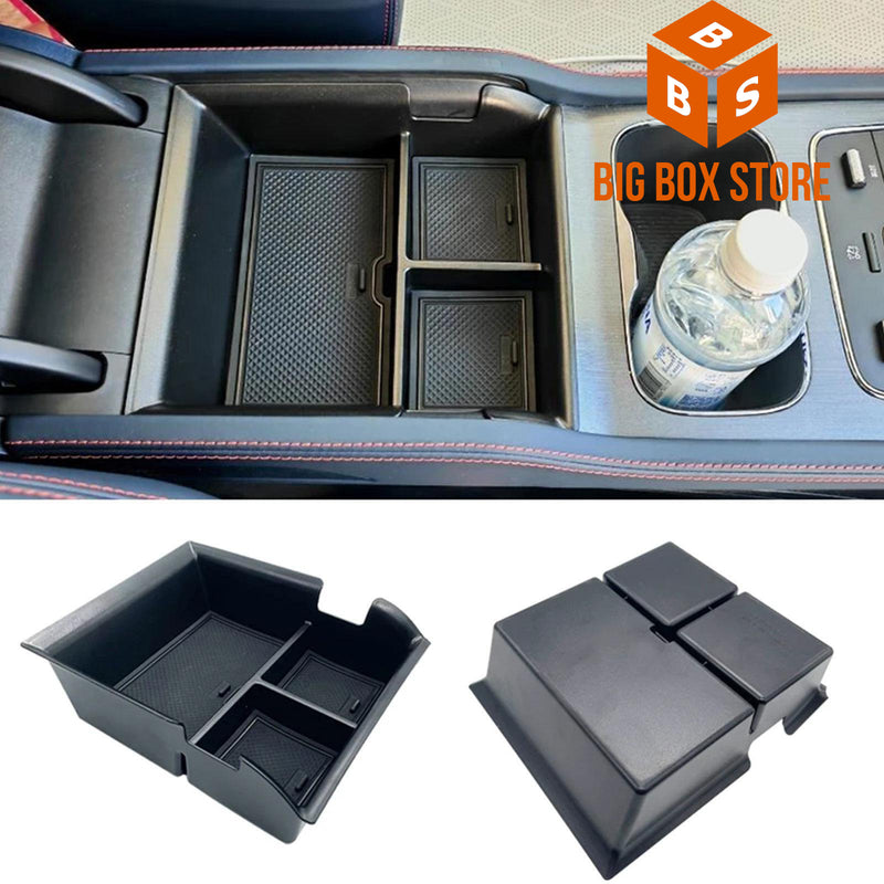 Center Console Armrest Storage Box 3 Lattice Phone Key For Byd Seal 