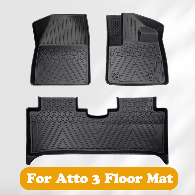 3D All-Weather TPE Floor Mat Set - BYD Atto 3