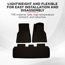 Tesla Model Y 2021-2023 TPE 3D Interior Floor Mat Set Front Rear Accessories