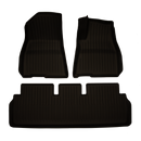 Tesla Model 3 TPE 3D Interior Floor Mat Set - 3PCs Front Rear Accessories