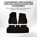 Tesla Model 3 TPE 3D Interior Floor Mat Set - 3PCs Front Rear Accessories