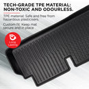Tesla Model 3 TPE 3D Interior Floor Mat Set - 3PCs Front Rear Accessories