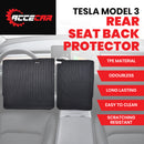 Tesla Model 3 3D Rear Seat Back Protector Cover Premium TPE ECO Friendly