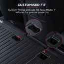 Tesla Model 3 3D Rear Seat Back Protector Cover Premium TPE ECO Friendly