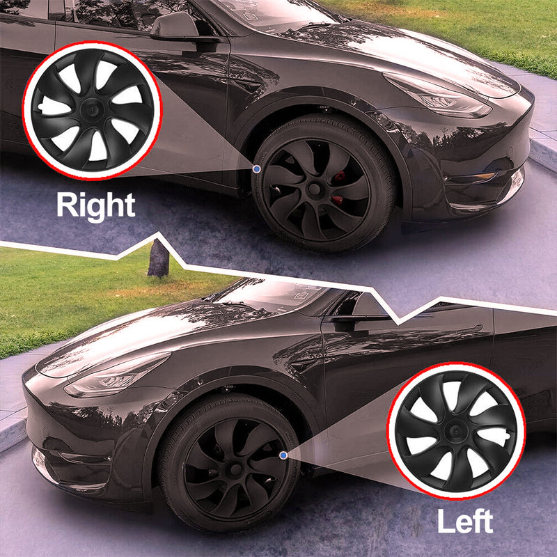 Accecar Tesla Model Y Wheel Cover Set 19-Inch (4-Pc) for 2020-2023 Models Wheel Rim Protectors Hubcap