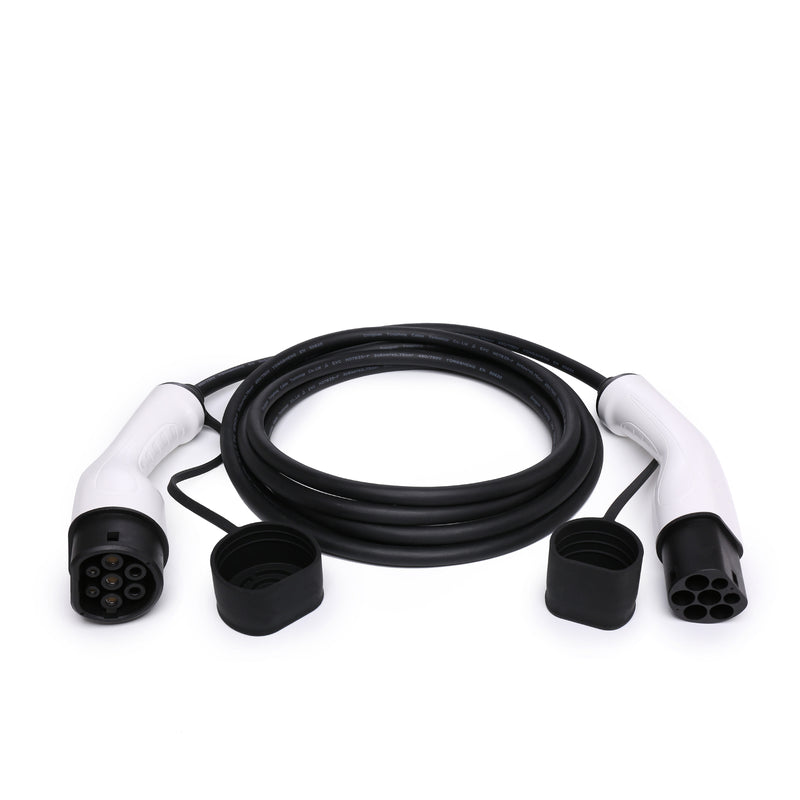 Accecar EV Power Cable Type 2 to Type 2 Universal Portable Charging 5M 32A 7kW 22kW For BYD Atto 3 Tesla
