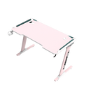 Viviendo 1.2m Gaming Desk Office Table Desktop with LED light & Effects - Pink