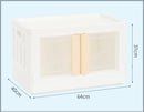 72L Large Capacity Stackable Storage Box with Transparent Display