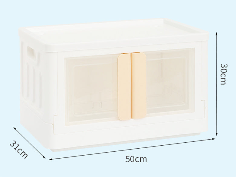 Stackable Storage Box Container With Front Opening