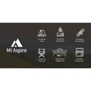 Mt Aspire 50L Portable Fridge Freezer and Wine Cooler for Picnic Home Car and Camping