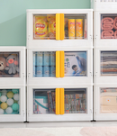 72L Large Capacity Stackable Storage Box with Transparent Display