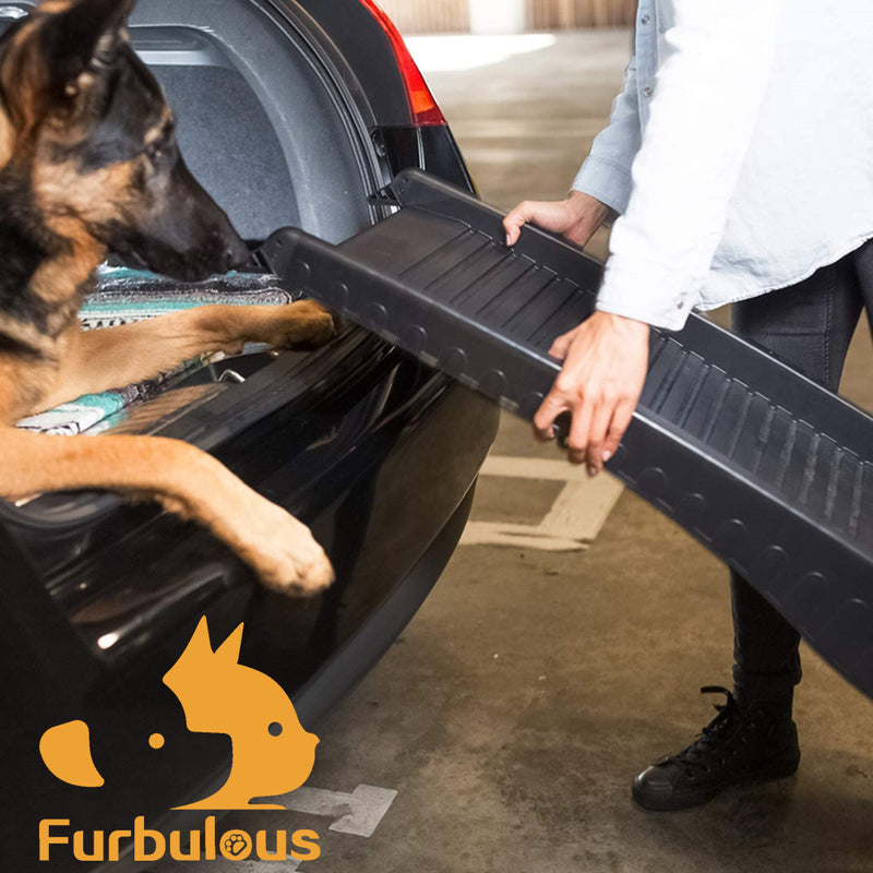 Furbulous Folding Dog Ramp - Portable Lightweight Pet Ramp Foldable Pet Ramp