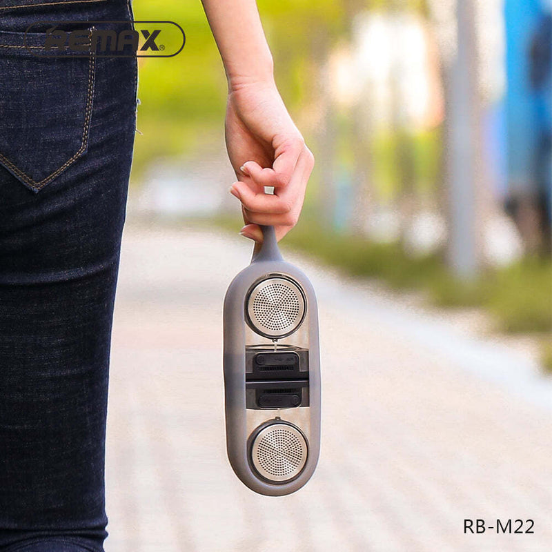 Remax Dual Magnetic Wireless Speakers with Removable Soft Case
