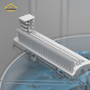 Self Wringing Spin Mop Bucket Set with Extendable Handle 3600 Swivel and 2x Microfibre Mop Heads - Upgraded